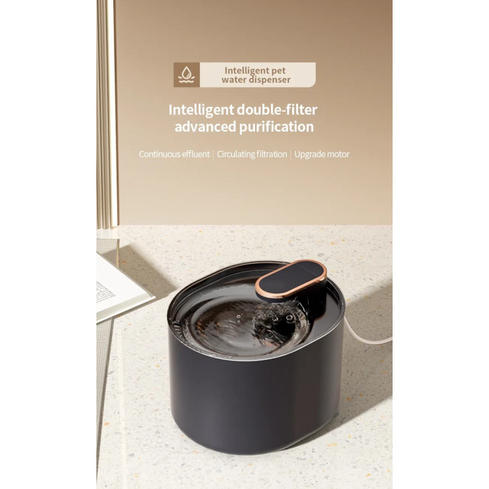 Автоматичний поїльник 3 л, безшумний USB LY-416