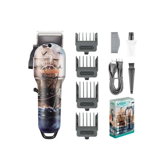 Машинка для стриження волосся акумуляторна VGR V-690