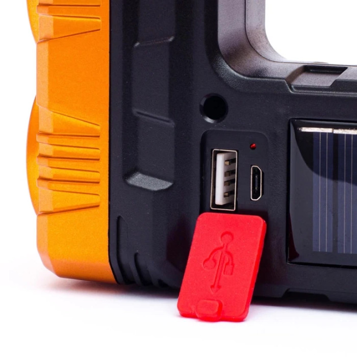 Фонарик Power Bank Solar Energy 7702-A XPE+COB