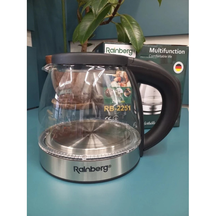 Стеклянный электрочайник RB-2251 1Л