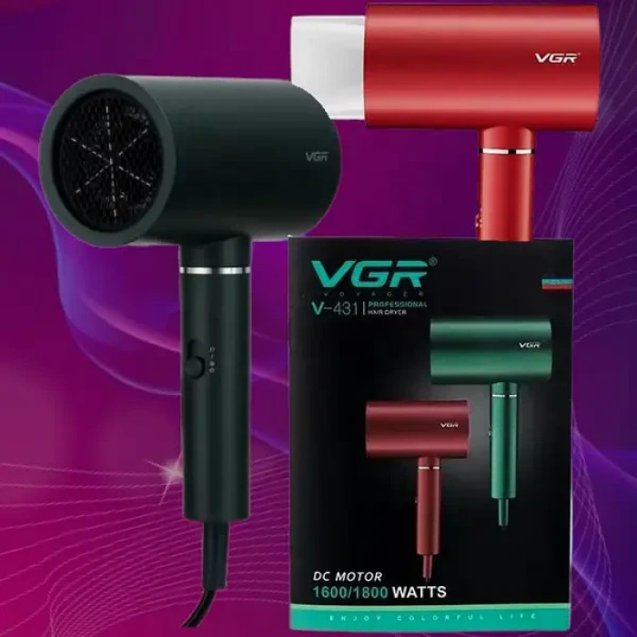 Фен для сушіння та укладання волосся VGR V 431 1800W