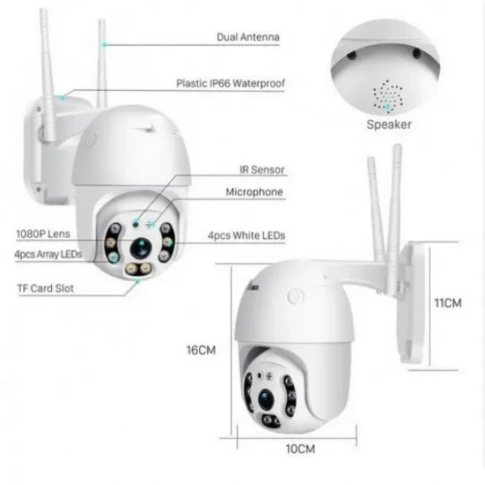 Камера видеонаблюдения CAmera Cad N3 Wifi IP 360/90 *4mp App ICSSE NEW (Без адаптера)