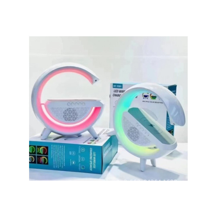 Нічник із колонкою й бездротовою зарядкою 2301