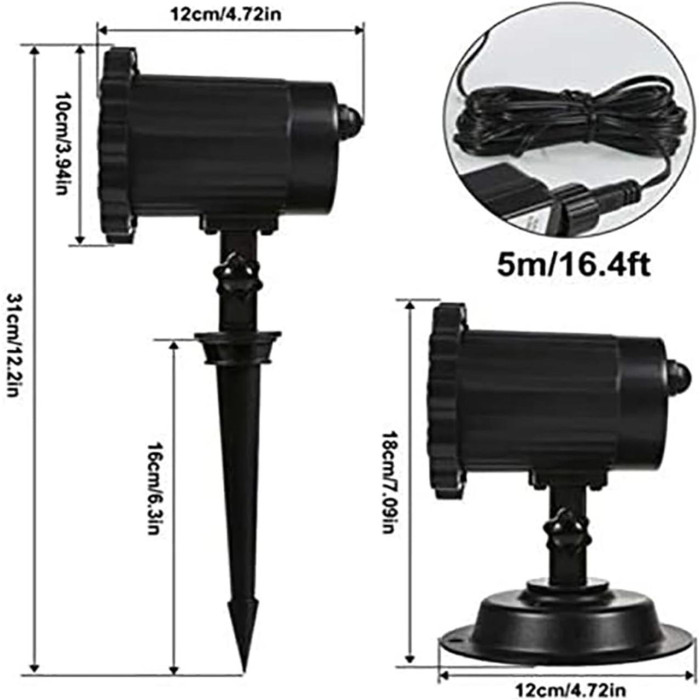 Лазерный проектор "Снежинки" AL-44