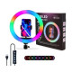 Кільцева LED RGB SP12/MJ 30 лампа USB 30cm для селфі 12" 028 RING LIGHT