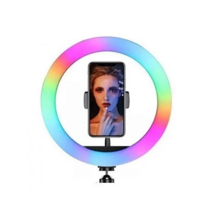 Кільцева LED RGB SP12/MJ 30 лампа USB 30cm для селфі 12" 028 RING LIGHT