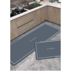 Швидковисихний нековзний килимок прямокутний 60*90 см//D-48