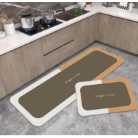 Быстросохнущий нескользящий коврик прямоугольный 50*80см//D-62