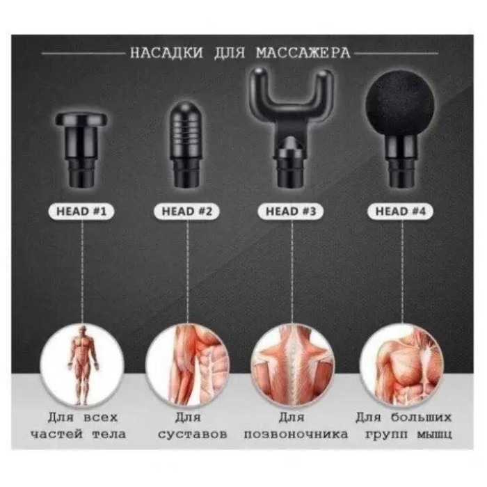 Массажный пистолет Fascial Gun KH-740