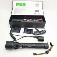 Фонарик подствольный ручной BL QP510 -P50 2*18650 battery