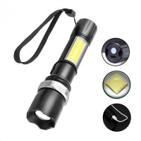 Ліхтарик ручний BL W546 + COB usb charge