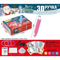 3D ручка для рисования Дед Мороз S9919
