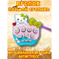 Детская игрушка-брелок Pop It №1 котик