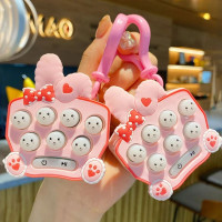 Дитяча іграшка-брелок Pop It No9 бантик