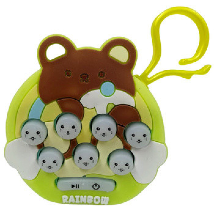 Дитяча іграшка-брелок Pop It No8 ведмедик