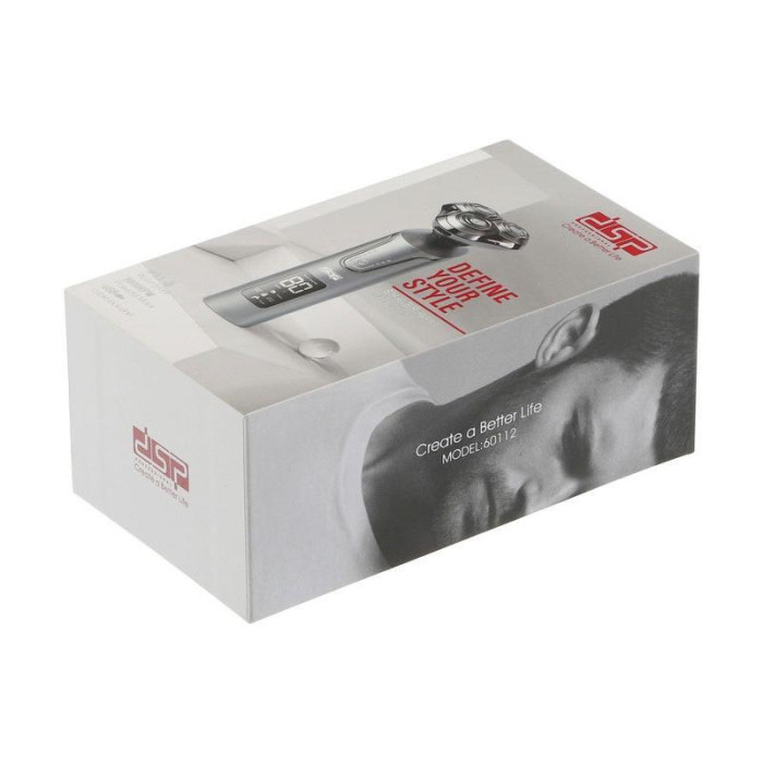 Електробритва акумуляторна роторна водонепроникна DSP 60358