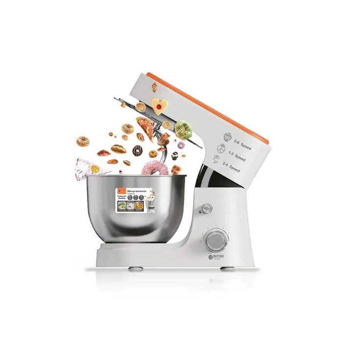 Міксер-тестоміс стаціонарний 800 Вт 4 л BITEK BT-6611
