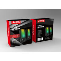 Колонки для PC 2.0 USB JEDEL S523 RGB