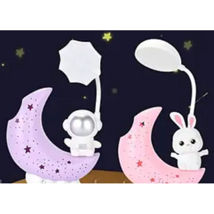 Світлодіодна настільна лампа Moon з підставкою для ручок (4 режими)