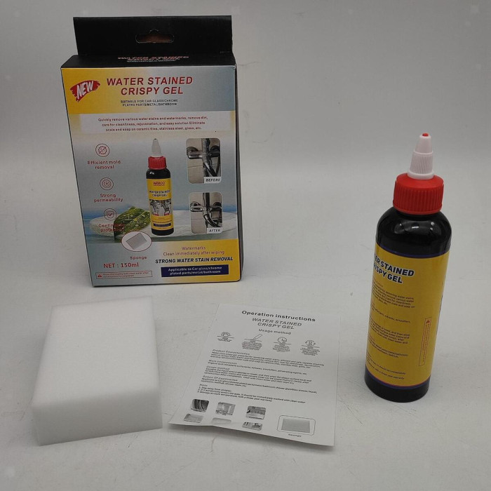 Гель для удаления налета с губкой Water Stained Crispy Gel LY-453