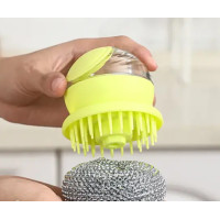 Губка -щетка для посуды дозатором жидкости для мыла, AND-14-20