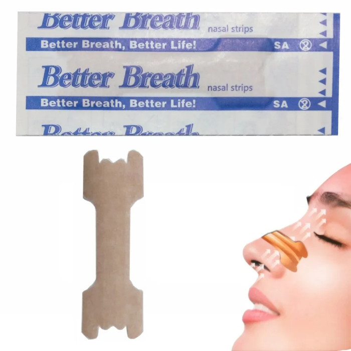 Пластир від храпа для дихання W9402