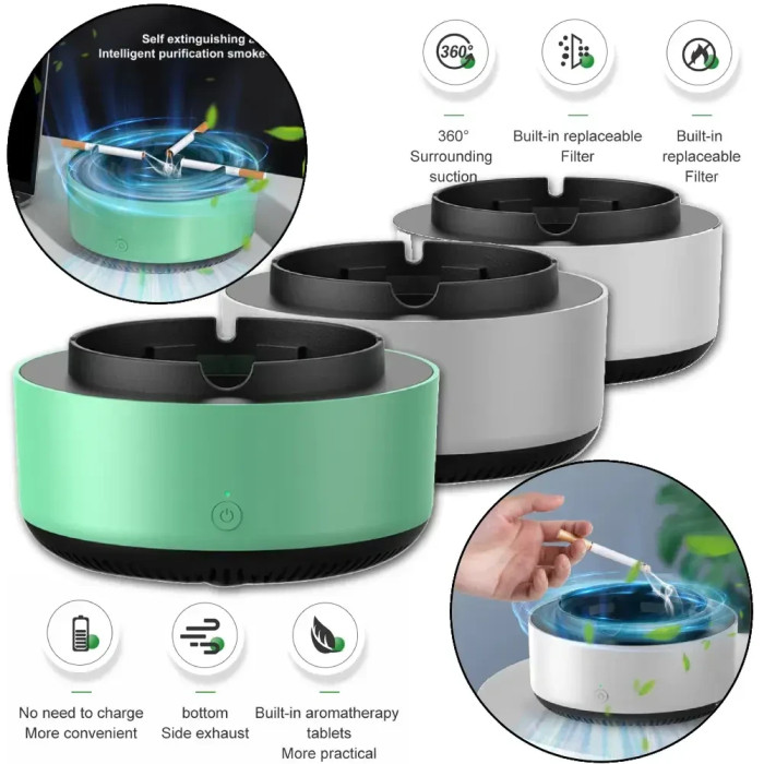 Пепельниця з функцією повітроочисника MAK-47