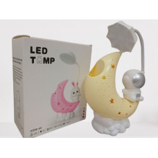 Світлодіодна настільна лампа Moon з підставкою для ручок (4 режими)