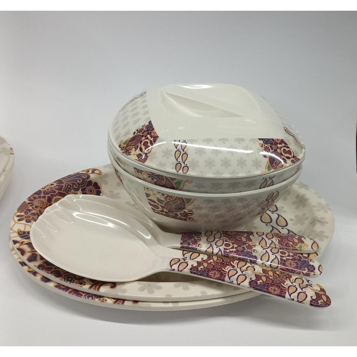 Набір посуду No1 (40 предметів) пластик