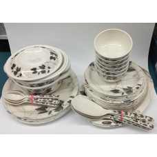 Набір посуду No3 (40 предметів) пластик