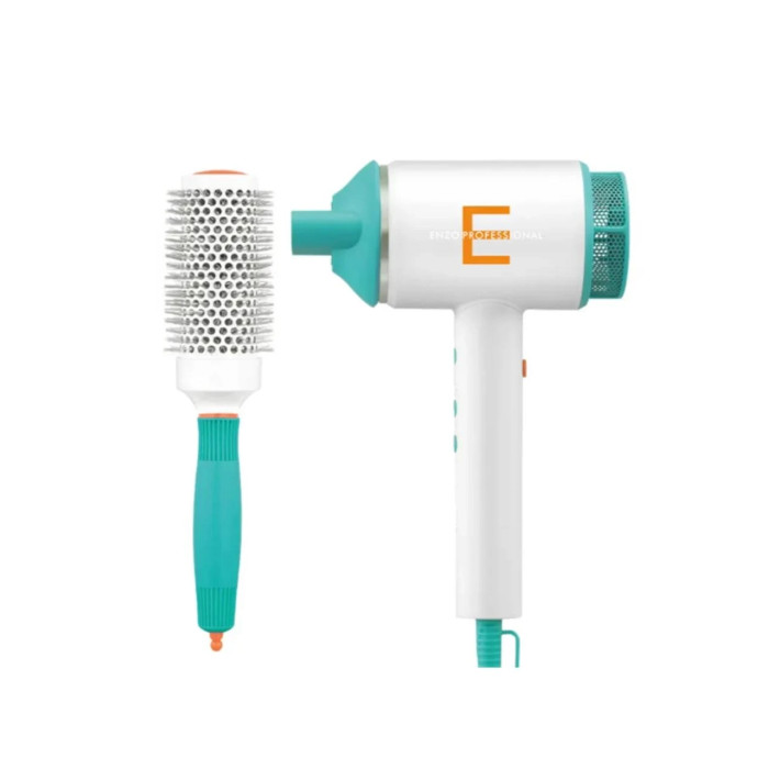 Професійний фен для сушіння волосся зі щіткою Enzo EN-8899