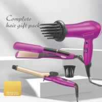 Фен для сушіння волосся + плоскі ENZO EN-6303