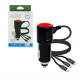 АЗП автозаряджання 2 USB 3.6A/5V 3в1 (AAA)