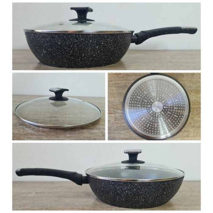 Сковорода з кришкою Rainberg RB-765 28 см