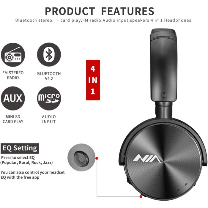 Наушники накладные Bluetooth Q6