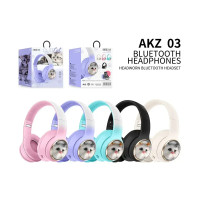 Наушники накладные Bluetooth с ушками AKZ-03