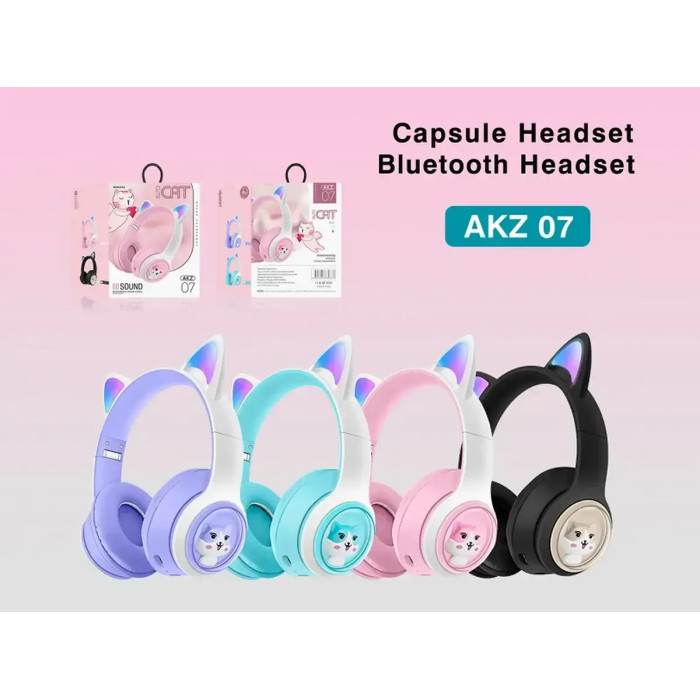 Навушники накладні Bluetooth з вушками AKZ-07