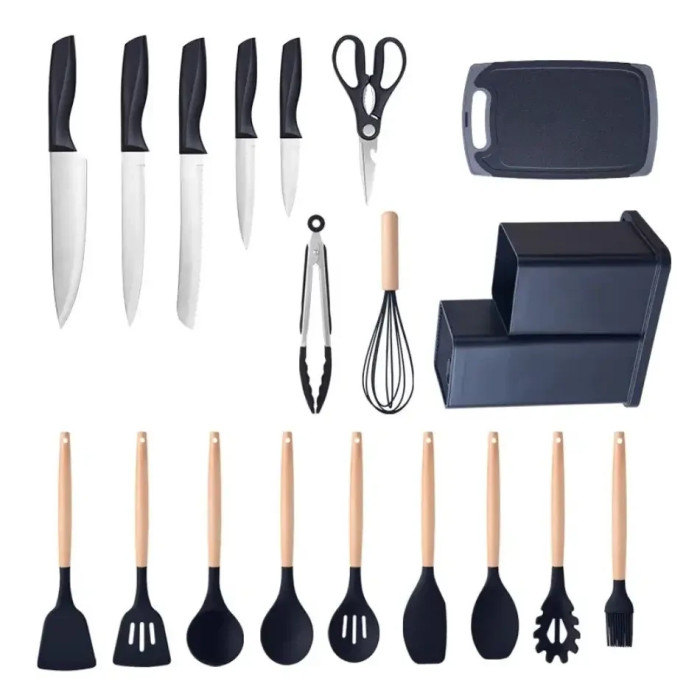 Набір кухонного приладдя 19 ПРОМЕТІВ Kitchen Set (М'ята коробка)