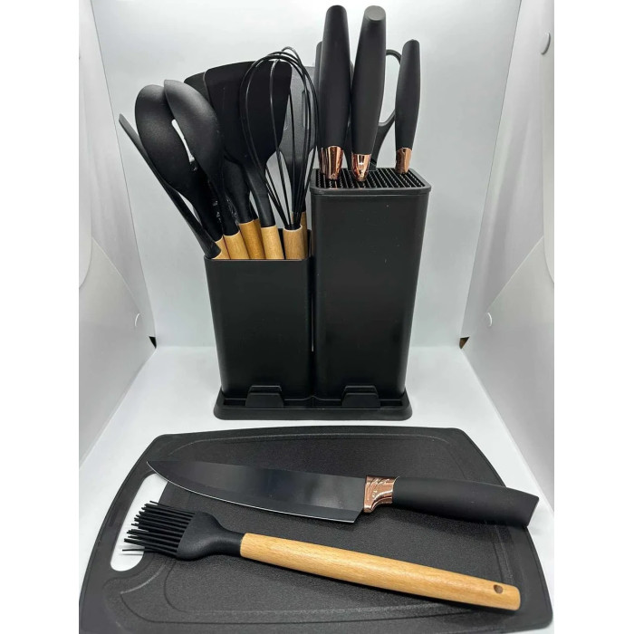 Набір кухонного приладдя 19 ПРОМЕТІВ Kitchen Set (М'ята коробка)