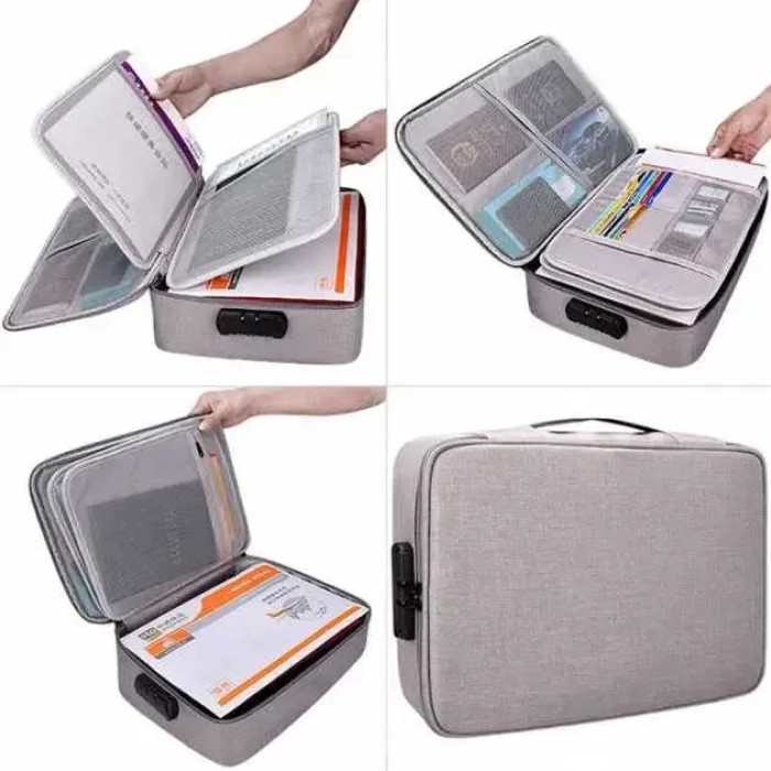 Органайзер для документів чорний/сірий