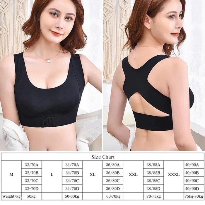 Короткий спортивний бюстгальтер Chest Support, Waist and Long Back (M, L, XL, XXL)