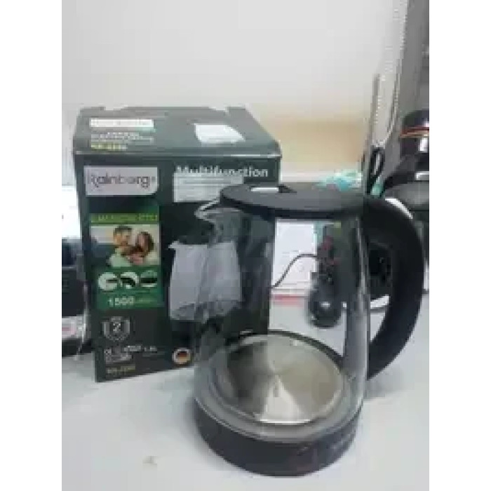 Электрочайник стеклянный Rainberg RB-2240 1500 Вт 1,8л