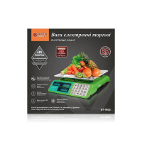 Весы электронные торговые 55кг 4В металлические кнопки BITEK BT-982S
