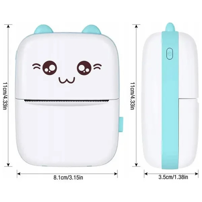 Портативний мінітермопринтер із бездротовим зв'язком