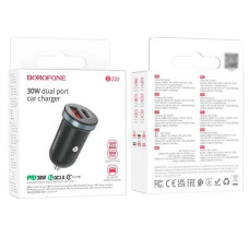 Зарядное устройство 12В PD30W QC3.0 USBx2 BZ22 Scenery Borofone