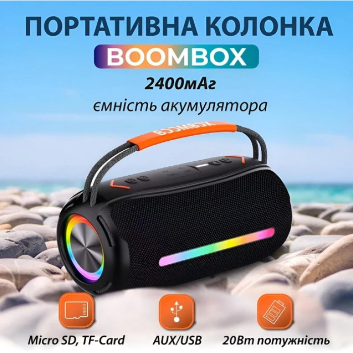 Мінідинамік Bluetooth Boombox 360 Pro