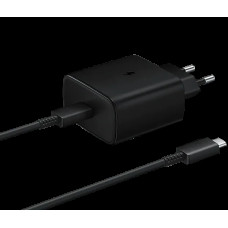 Адаптер USB с кабелем USB-TYPE C 45W Black Edition