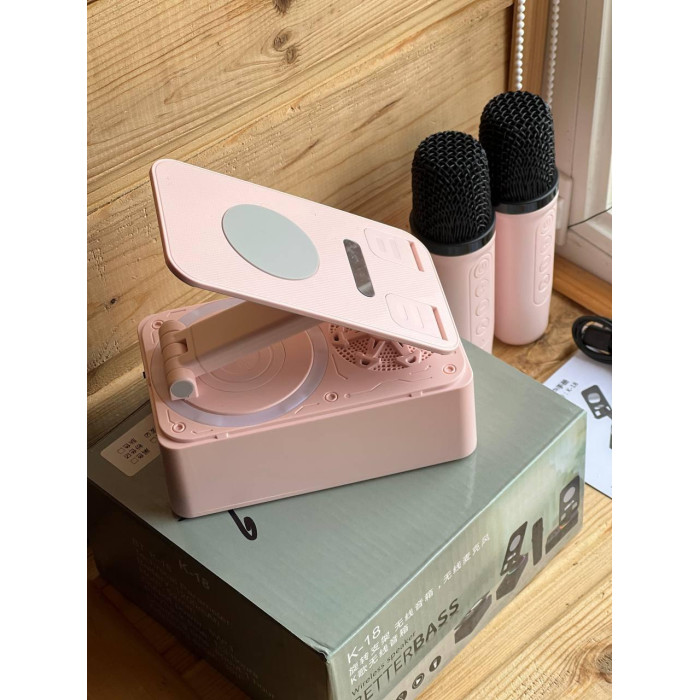 Підставка для телефона, динамік для караоке Blue Tooth. Microphone speaker set AND K18 -2