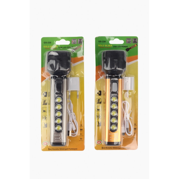 Ліхтарик ручний GS-220 (метал)