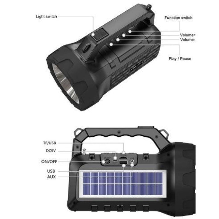 Фонарик solar BD 235 BT